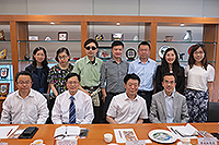 Delegates from Binzhou Medical University and members of Hong Kong Blind Union visit CUHK together